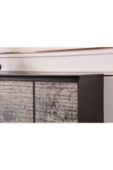 Smoked Ash 3-Door Sideboard | OROA Modern Phelan | Oroa.com