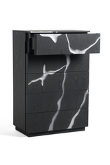 Matte Brown 5-Drawer Chest | OROA Modern Aspen | Oroa.com