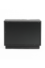 Matte Brown 2-Drawer Nightstand | OROA Modern Aspen | Oroa.com