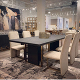 Black Ash Wood Dining Table | OROA Modern Tasha