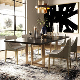 Black Ash Dining Table | OROA Modern Pike