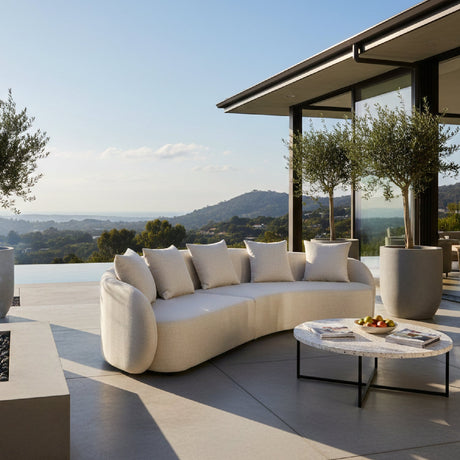 Beige Outdoor Sectional Sofa | OROA Modern Tabarca