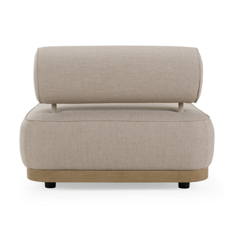Gray Fabric 5-Piece Outdoor Sofa Set | OROA Modern Alicante
