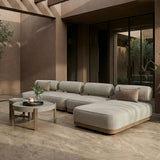 Gray Fabric 5-Piece Outdoor Sofa Set | OROA Modern Alicante