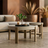 Gray Fabric 5-Piece Outdoor Sofa Set | OROA Modern Alicante