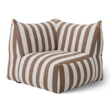Brown Stripes 8-Piece Outdoor Sofa | Oroa Modern Lanuza | Oroa.com