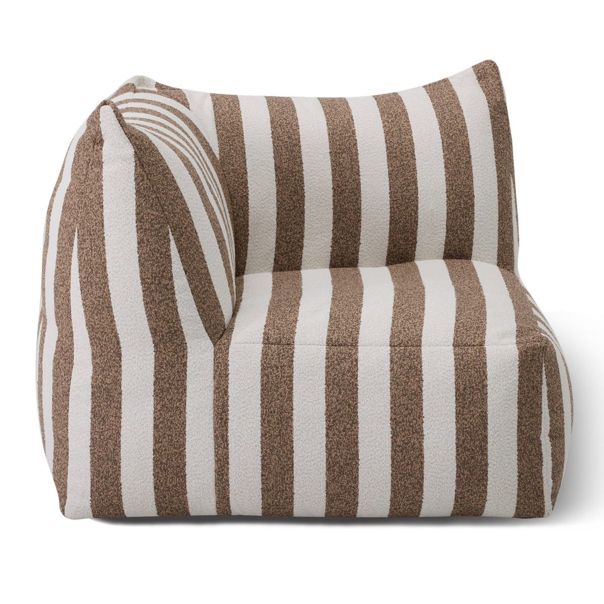 Brown Stripes 8-Piece Outdoor Sofa | Oroa Modern Lanuza | Oroa.com
