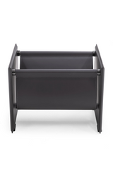 Gray Saddle Leather Magazine Rack | OROA Modern Uriah | Oroa.com