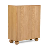 Fluted Oak 4-Drawer Chest | OROA Modern Winters | Oroa.com