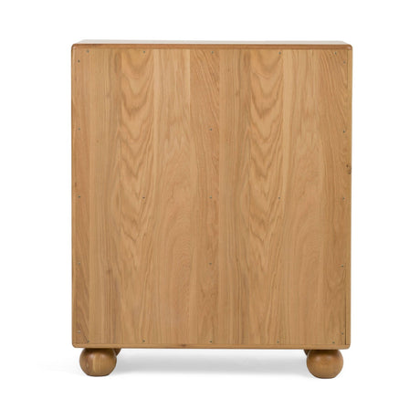 Fluted Oak 4-Drawer Chest | OROA Modern Winters | Oroa.com