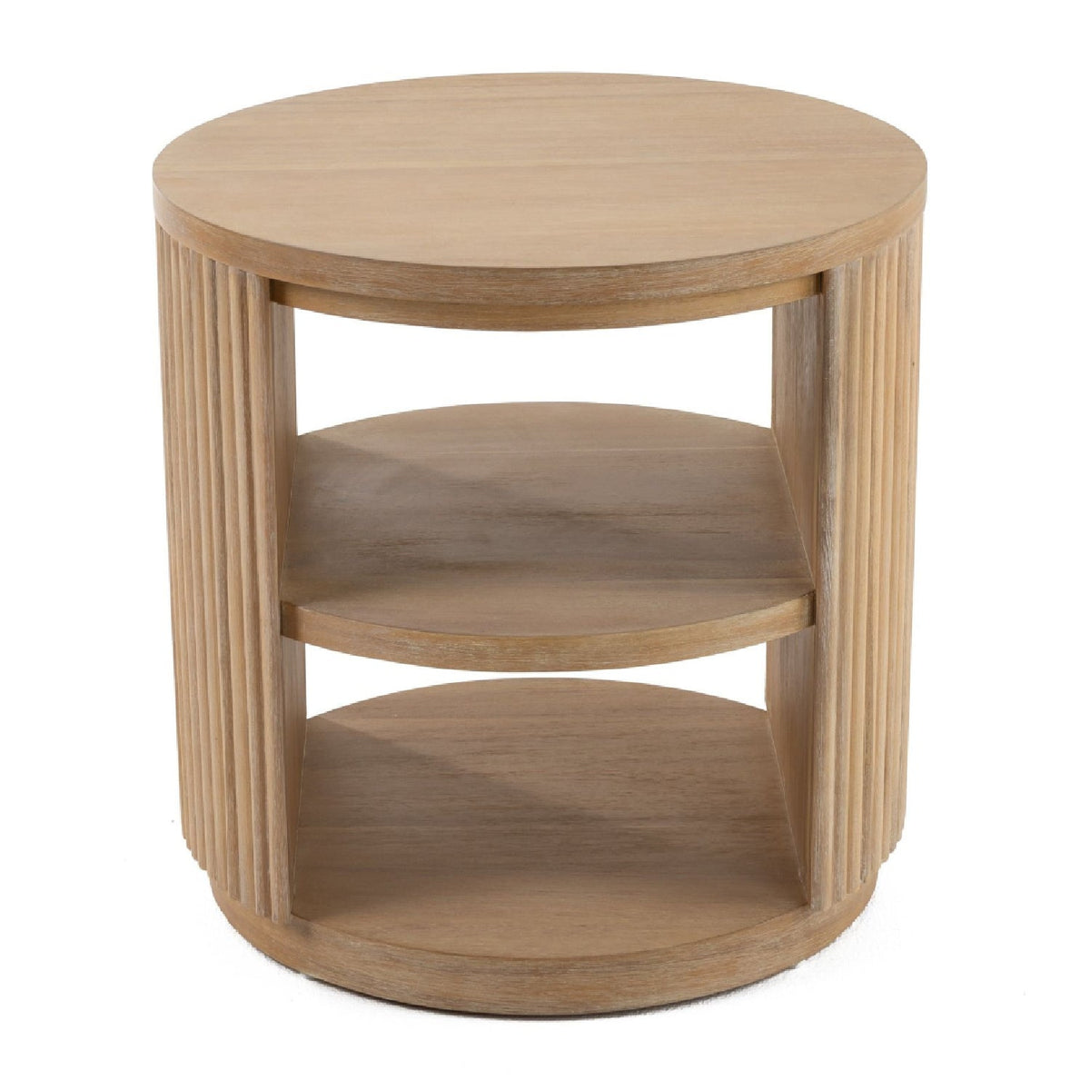 Natural Acacia End Table | OROA Modern Jacobson