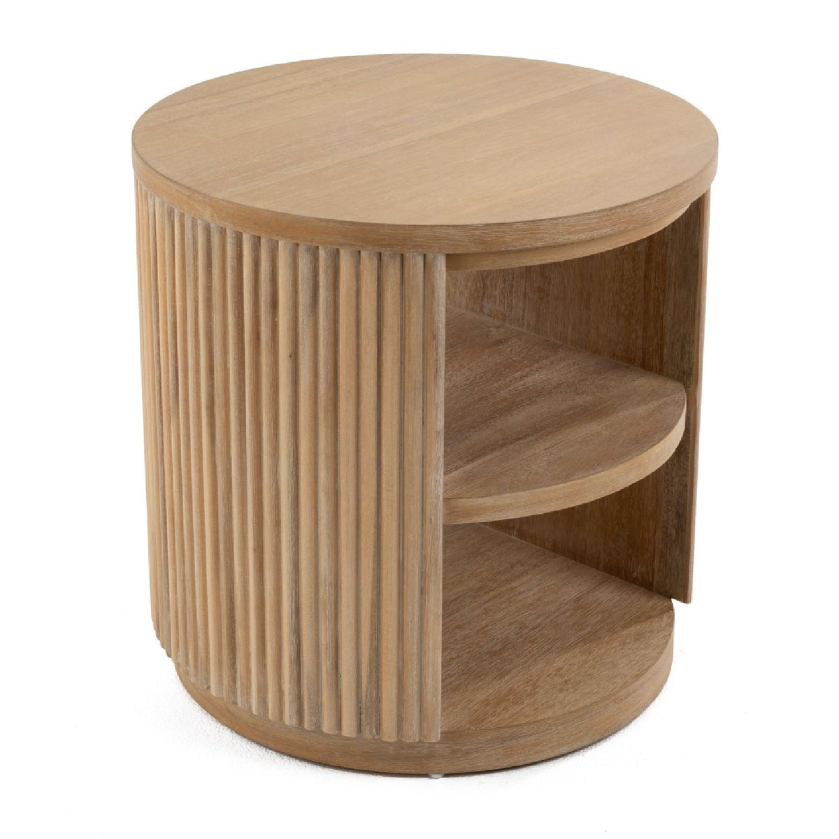 Natural Acacia End Table | OROA Modern Jacobson