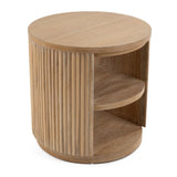 Natural Acacia End Table | OROA Modern Jacobson