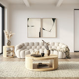 Natural Acacia End Table | OROA Modern Jacobson