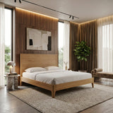 Natural Oak Bed | OROA Modern Seattle