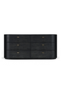 Solid Acacia 6-Drawer Dresser | OROA Modern Fields | Oroa.com