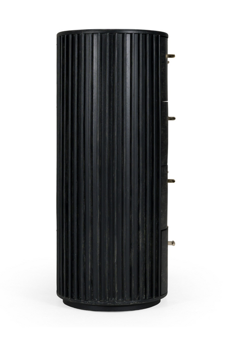 Black Acacia 4-Drawer Chest | OROA Modern Fields | Oroa.com