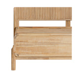 Natural Oak Slatted Bed | OROA Modern Mikala | Oroa.com