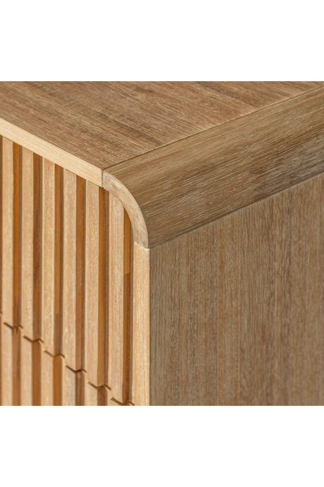 Natural Oak 2-Drawer Nightstand | OROA Modern Mikala | Oroa.com