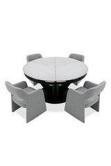 Black Ceramic Extendable Dining Table | OROA Modern Alberta | Oroa.com