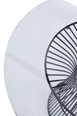 Round Tempered Glass Dining Table | OROA Modern Chandler | Oroa.com