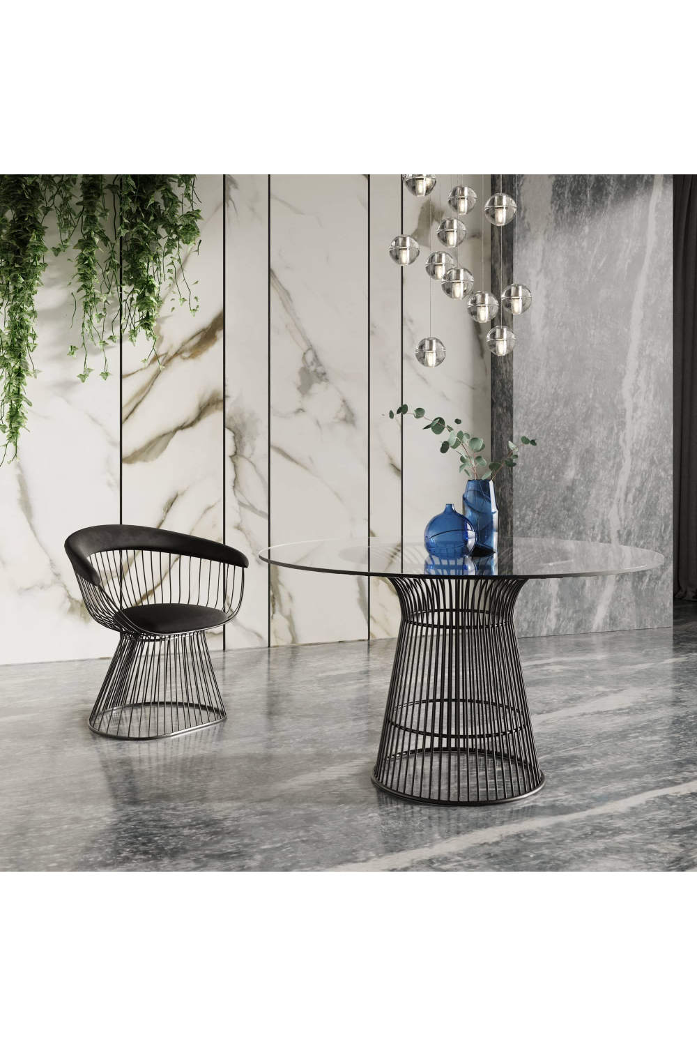 VWindsor Back Velvet Dining Chair | OROA Modern Chandler | Oroa.com