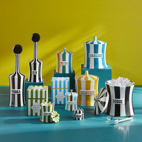 Multicolored Porcelain Canister | Jonathan Adler Vice Pride | Oroa.com