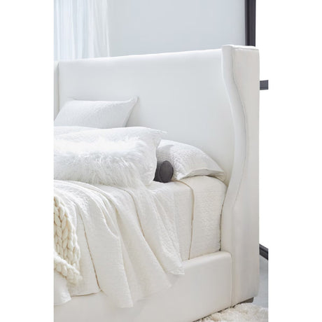 White Upholstered Bed | Living Essentials Balboa