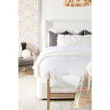 White Upholstered Bed | Living Essentials Balboa