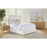 White Upholstered Bed | Living Essentials Balboa