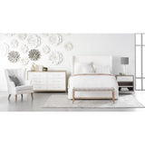 White Upholstered Bed | Living Essentials Balboa