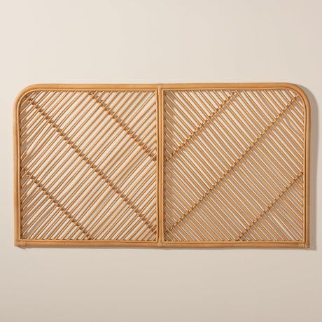 Modern European furniture - Natural Rattan Queen Size Headboard - www.oroa.com