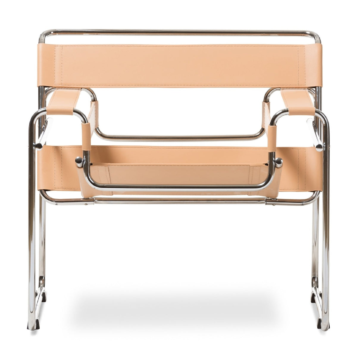 Modern European furniture - Leather Inspired Strips Accent Chair - www.oroa.com