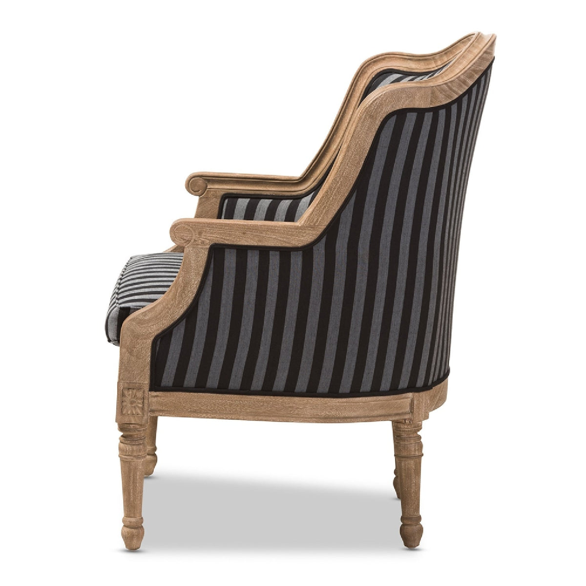 Modern European furniture - Gray Left-Arm Chaise Lounge - www.oroa.com