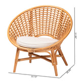 Modern European furniture - Round Rattan Bohemian Accent Chair |- www.oroa.com