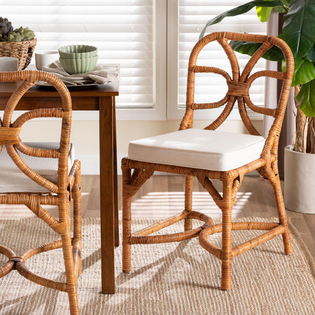 Modern European furniture - Handwoven Wicker Dining Chair - www.oroa.com