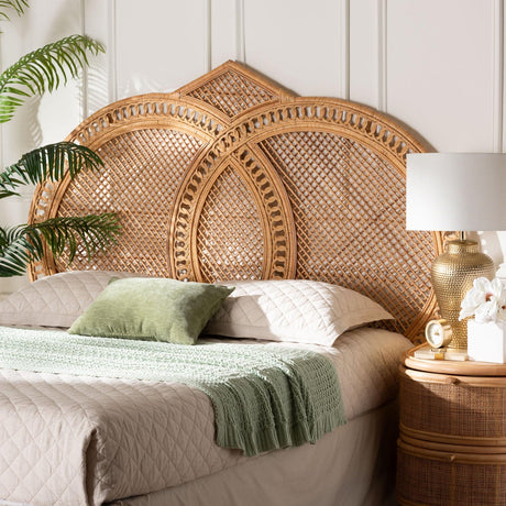 Modern European furniture - Woven Rattan Queen Sized Headboard - www.oroa.com