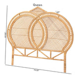 Modern European furniture - Woven Rattan Queen Sized Headboard - www.oroa.com