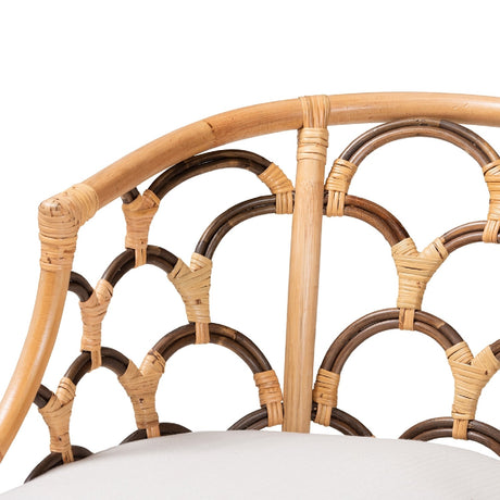 Modern European furniture - Bohemian Rattan Accent Chair - www.oroa.com