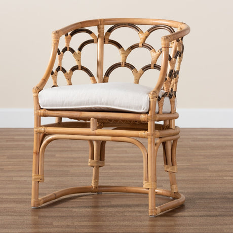 Modern European furniture - Bohemian Rattan Accent Chair - www.oroa.com