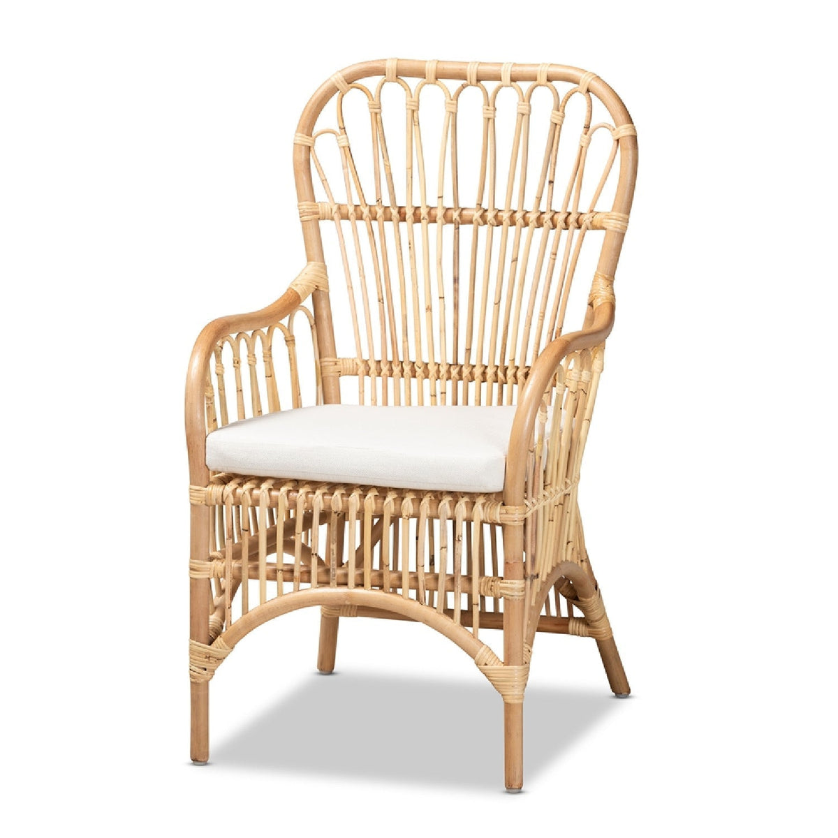 Modern European furniture - Handmade Rattan Accent Chair - www.oroa.com