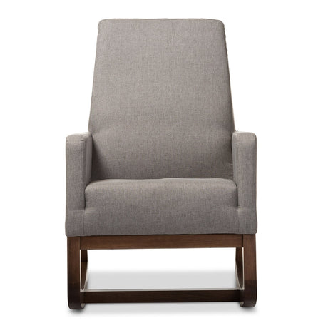 Modern European furniture - Fabric Upholstered Rocking Chair - www.oroa.com
