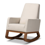 Modern European furniture - Fabric Upholstered Rocking Chair - www.oroa.com