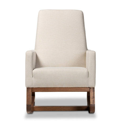 Modern European furniture - Fabric Upholstered Rocking Chair - www.oroa.com