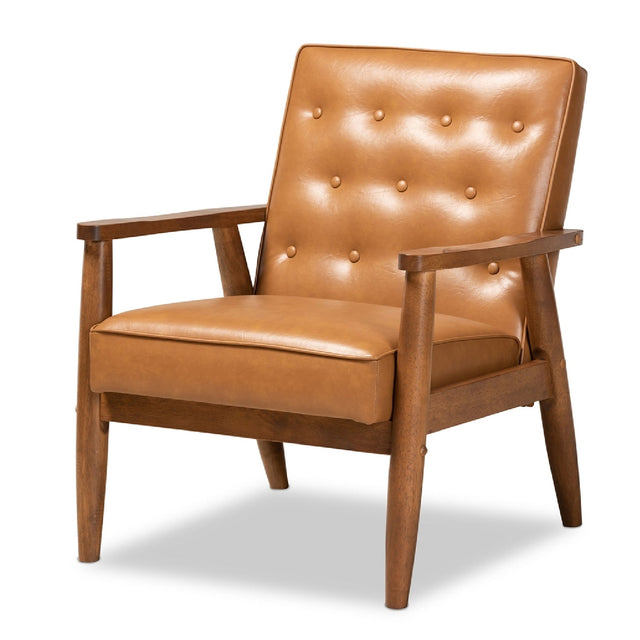 Modern European furniture - Button Tufted Lounge Chair - www.oroa.com