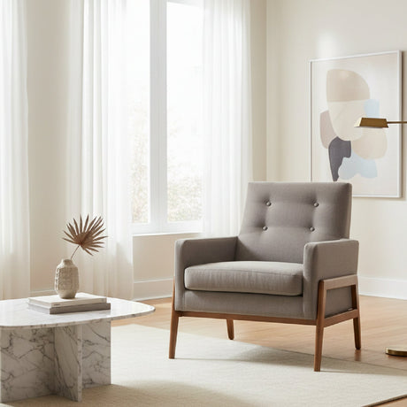 Modern European furniture - Button Tufted Back Lounge Chair - www.oroa.com