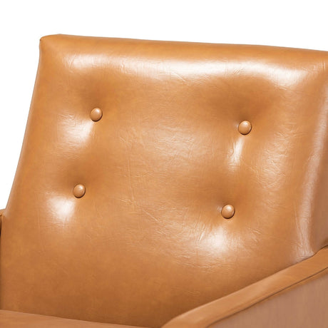 Modern European furniture - Button Tufted Back Lounge Chair - www.oroa.com