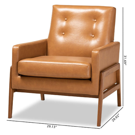 Modern European furniture - Button Tufted Back Lounge Chair - www.oroa.com
