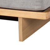 Modern European furniture - Gray Left-Arm Chaise Lounge - www.oroa.com