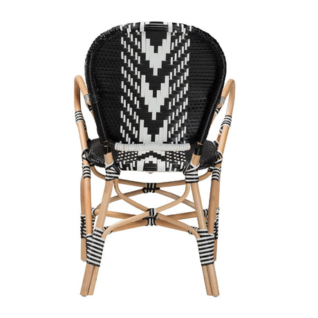 Modern European furniture - Two Toned Weaving Dining Chair - www.oroa.com